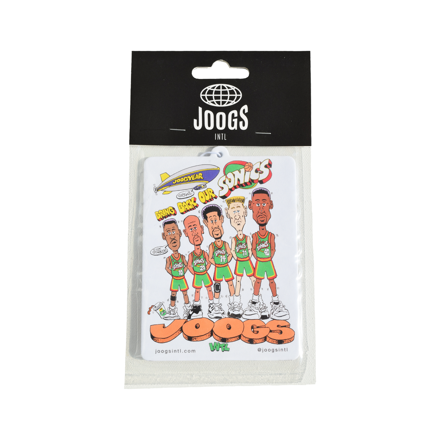 JOOGS INTL x FREAKO RICO B.B.O.S. AIR FRESHENER WITH PACKAGING