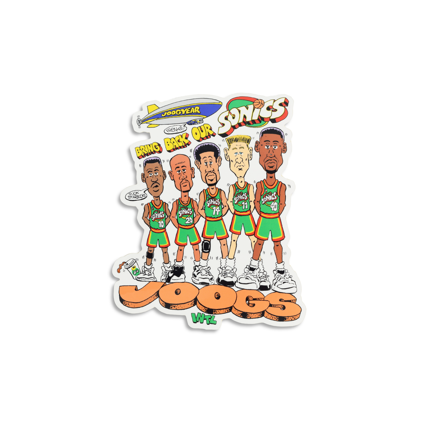 JOOGS INTL x FREAKO RICO B.B.O.S. STICKER