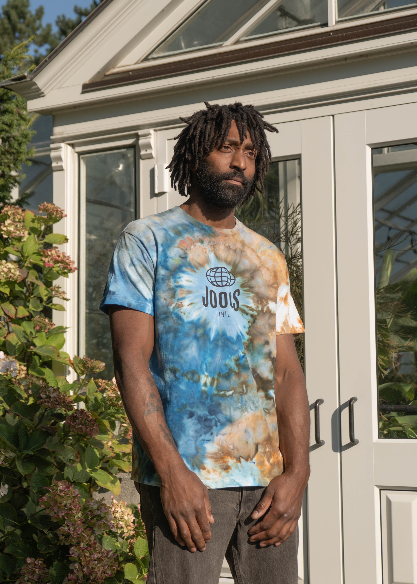 JOOGS INTL TIE DYE 1 TEE - LOOKBOOK SHOT 2