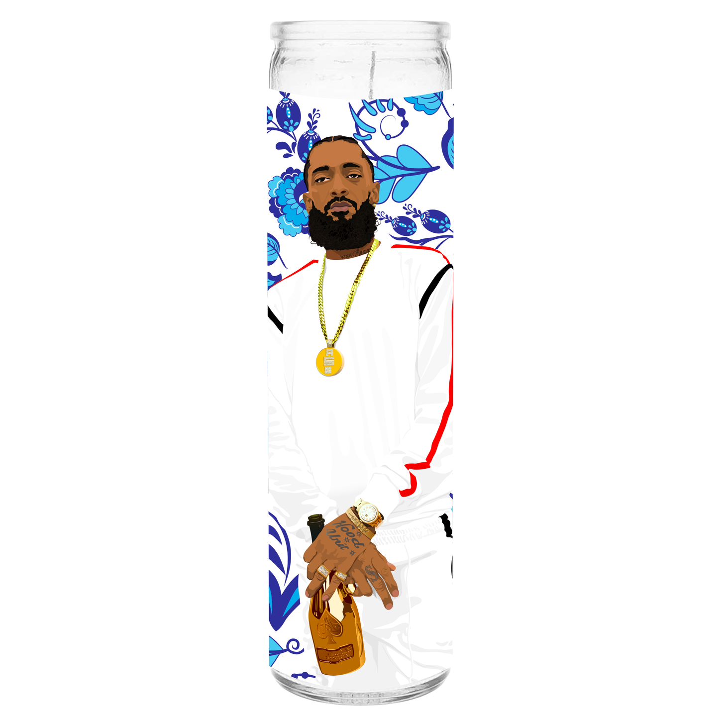 "Slawson Boy" Prayer Candle by Anand Alder Art